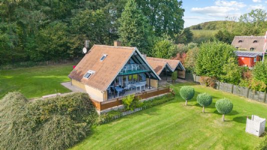 Ferienhaus auf Langeland mit Blick zum Meer